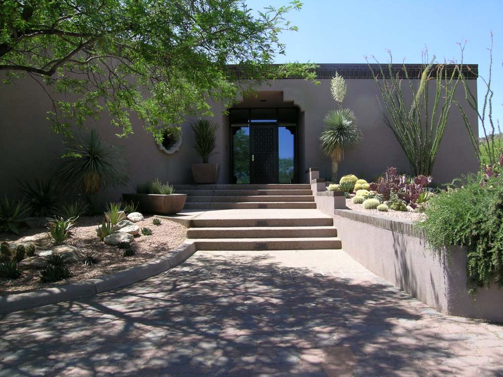 Entryway with Shade