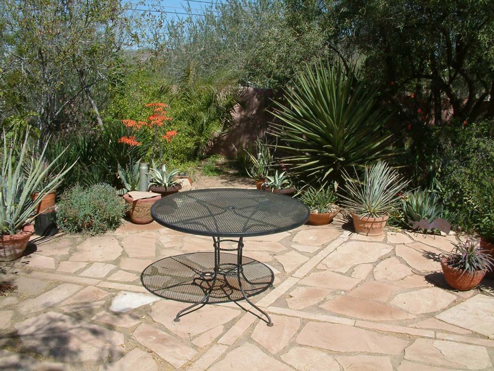 Back Patio with Flagstone