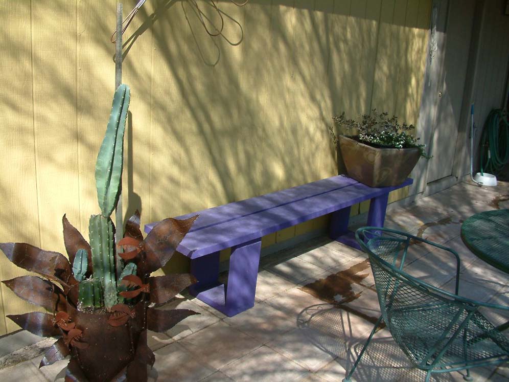 Purple Bench