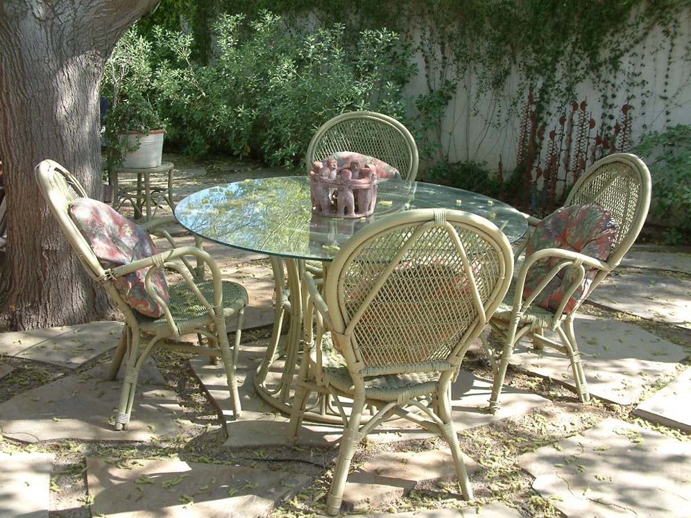 Glass Patio Table