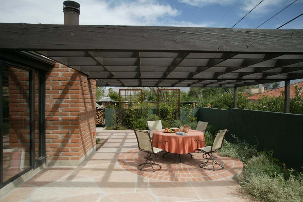 Open Trellis for Patio Space