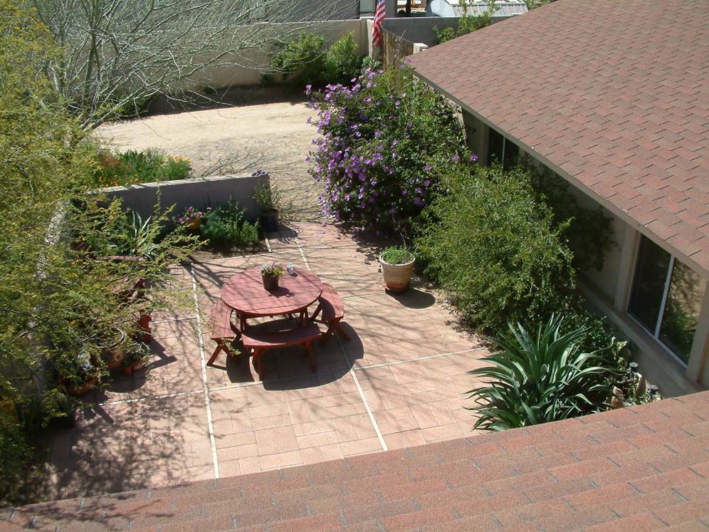 Patio Viewed from Above