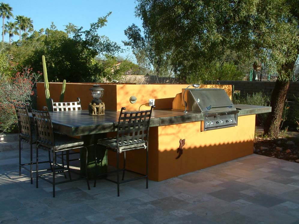 Large Outdoor Kitchen