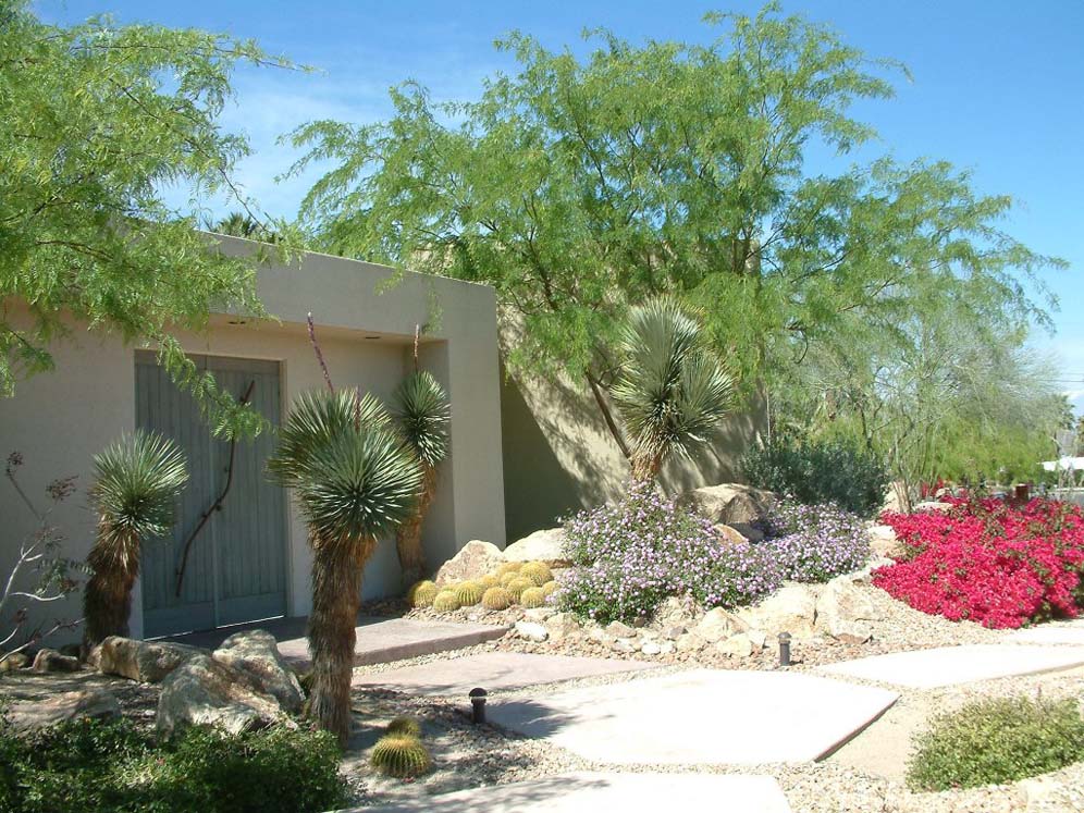 Front Entrance and Greenery